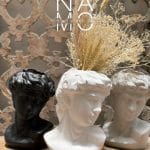 N0705 Maceta Cerámica Cabeza de David 26cm-5