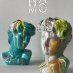 N0705 Maceta Cerámica Cabeza de David 26cm-5