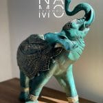 N1015 Figura Decorativa Elefante Mandala-3