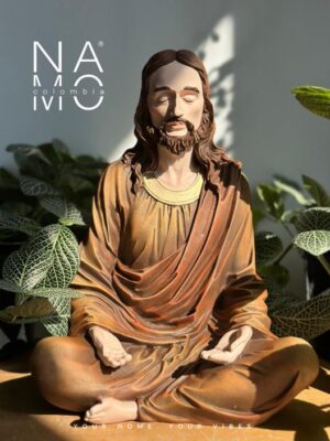 Jesús maestro meditando cerámica café tienda online Colombia