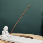 Namo Quemador Vela Incienso #2 Monje Concreto