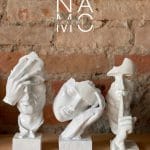 Set Rostros Silencio Sueño Impaciencia Blanco