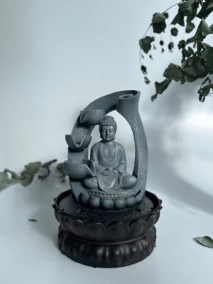 Fuente de Agua Budha Meditación 28cm.