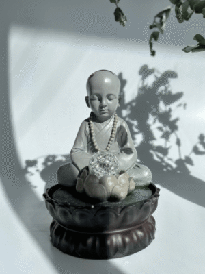 Fuente de Agua Monje Meditación 28cm