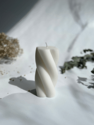 Vela Espiral Blanca