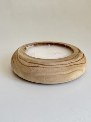 Vela Madera Circulo de Luz